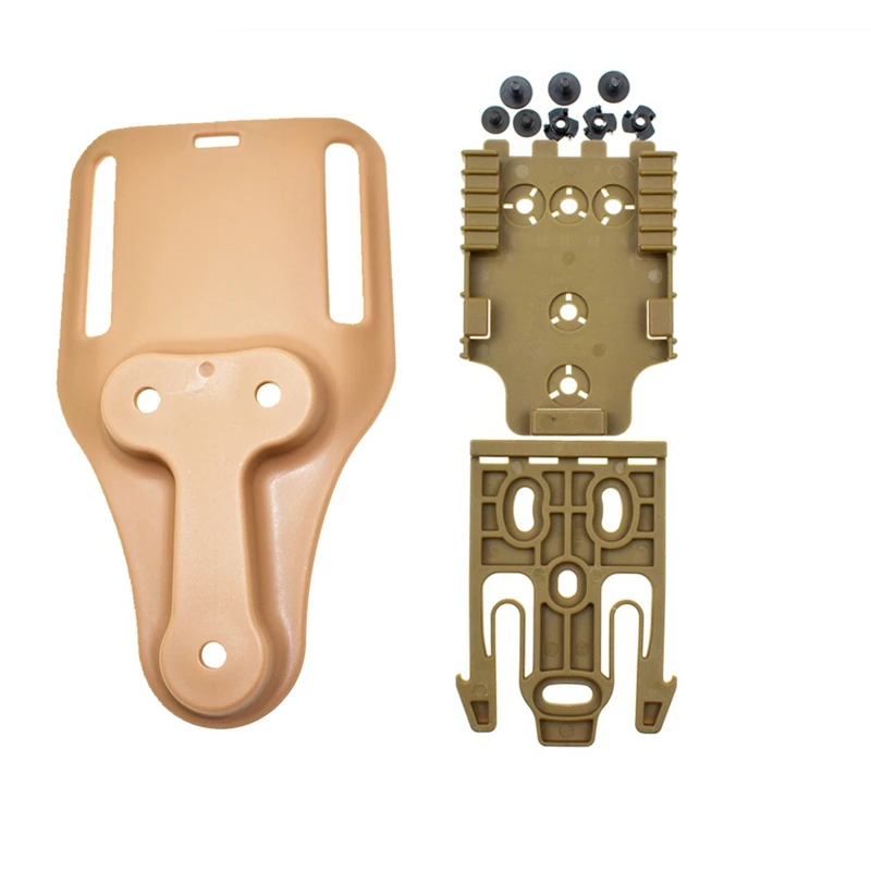 Accesorios para funda de pistola táctica QLS, Kit de sistema de bloqueo rápido, cinturón Universal de conducción baja para caza, correa elástica para pierna caída de paleta - imagen 3