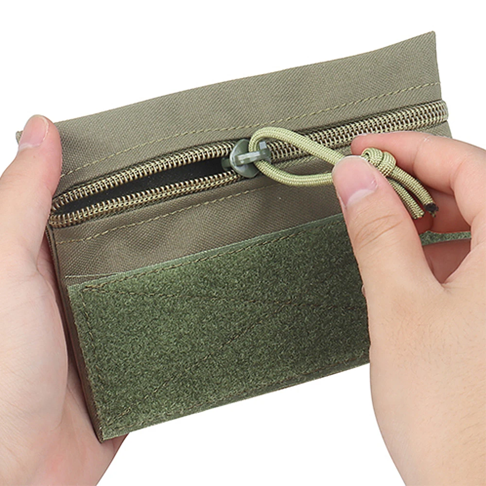 Aparejo de pecho táctico portátil colgante, chaleco de 4 "x 6" MK3 MK4, bolsa media de camuflaje, bolsa de almacenamiento de nailon con Velcro de bucle de 4 "x 2" - imagen 5