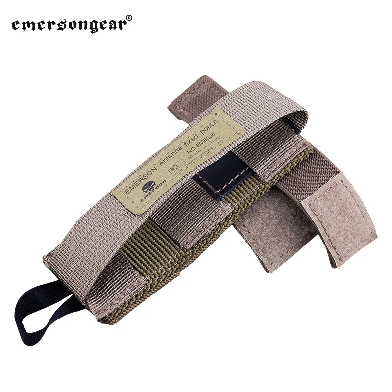 Emersongear-bolsa de reubicación de antena de Radio táctica, bolsa de fijación de antena portadora de placa, casco de caza Airsoft, combate EM8326 - imagen 2