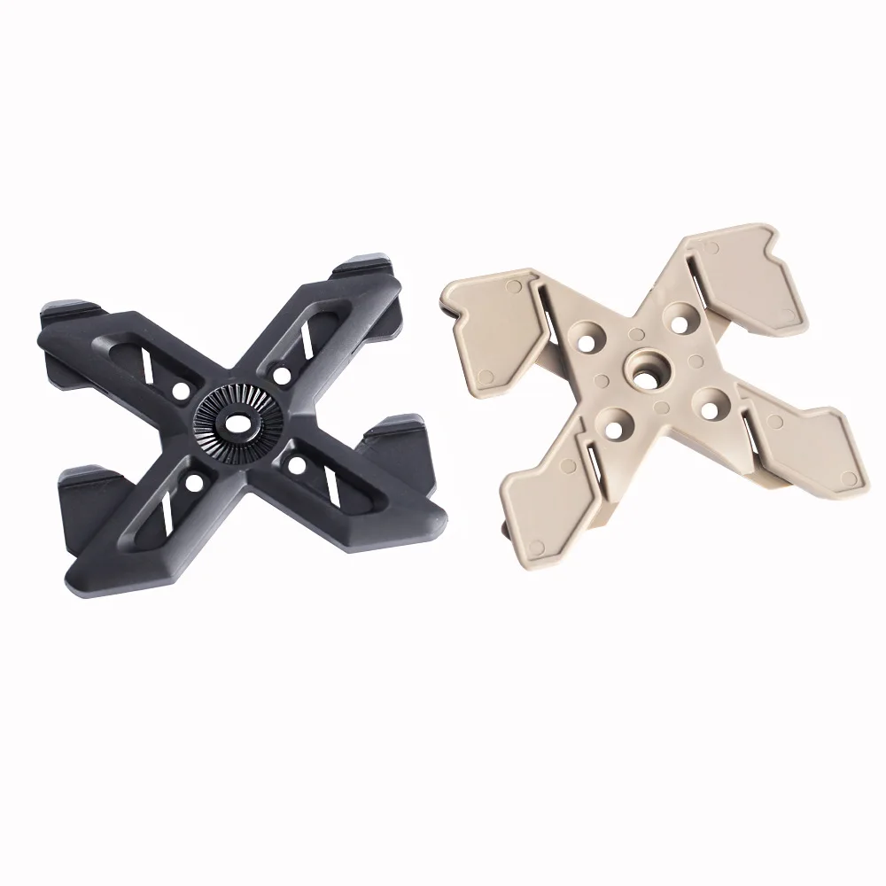 Placa de fijación Molle de rotación táctica de 360 grados para escorpus Holsters Mag Pouch, adaptador de chaleco de carga de armadura de paleta de pistola - imagen 2