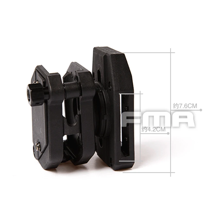 FMA-bolsa militar multiángulo para cargador de velocidad, compatible con 1911/Glock 17/HI-CAPA/PX4/XDM Airsoft, cinturón táctico, soporte Mag - imagen 4