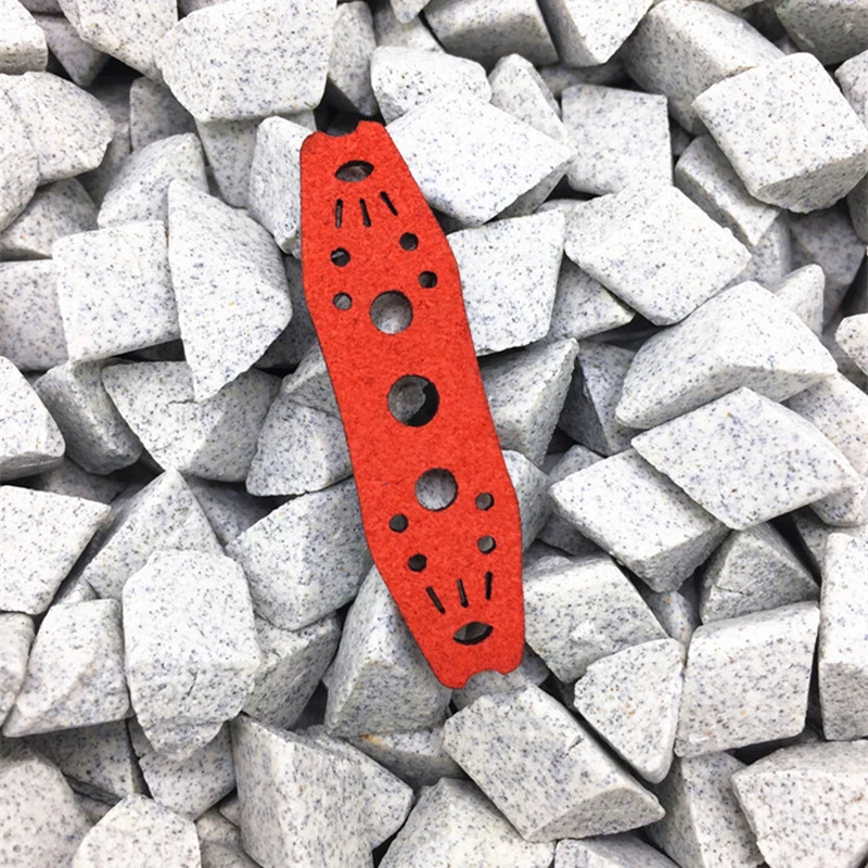 Bolso de cuero de microfibra para caza, bolsa de cuero de dos colores, rojo y negro, banda de goma sólida, 20 piezas/lote, 2,0mm de grosor - imagen 5