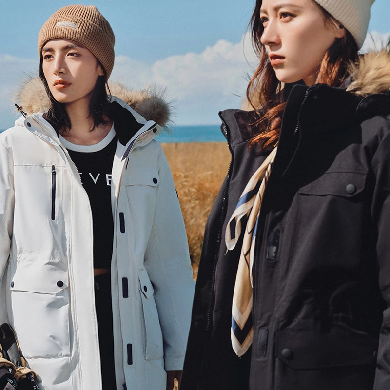 Pelliot hombres invierno Casual cálido grueso impermeable chaqueta abrigo prendas de vestir femeninas sombrero a prueba de viento cortavientos camping senderismo abajo - imagen 3