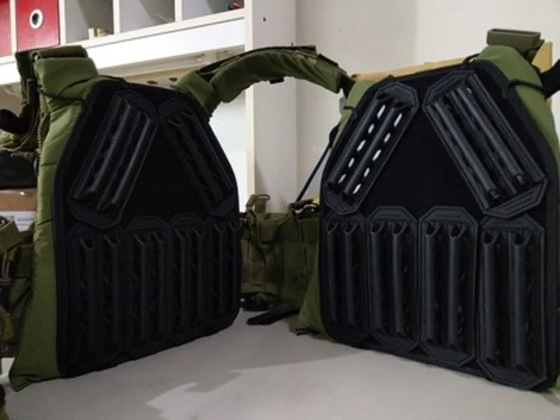 Chaleco táctico para deportes al aire libre, soporte transpirable suave, 4 piezas - imagen 5