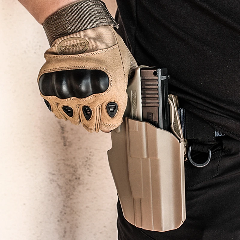 Funda Universal para caza Glock17 18 19, Clip de cinturón, 579 GLS, estándar, compacto, BERETTA92F, Sig Sauer, P226, Colt, M1911 - imagen 4