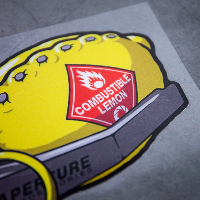 Pegatinas de dibujos animados para ventana de coche, impermeables, reflectantes, eléctricas, motocicletas, calcomanías decorativas DIY, carrocería de limón Combustible - imagen 3