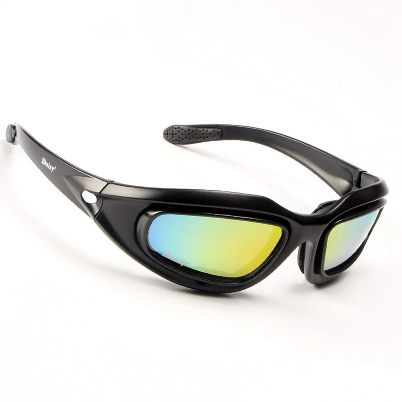 Gafas de sol polarizadas tácticas para hombre, lentes de protección con protección UV400, estilo militar, para caza al aire libre, Airsoft - imagen 4