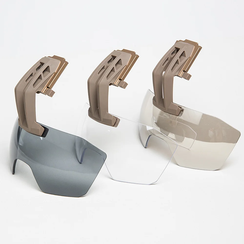 VULPO-gafas para casco táctico a prueba de viento, antiniebla, Airsoft, Paintball CS, accesorios para casco de guerra - imagen 5