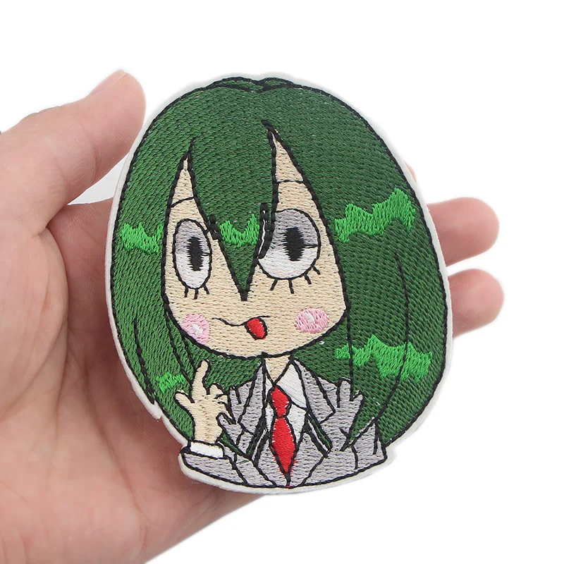 A4160 Patchfan pegatina de dibujos animados divertido hierro en parches parche bordado de Anime para insignia de accesorios de ropa - imagen 2