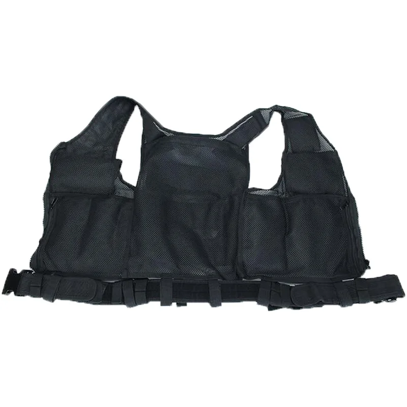 Chaleco táctico de policía para exteriores, camuflaje militar, entrenamiento de combate, caza, Airsoft, Paintball del ejército, Molle, funda de equipo - imagen 3