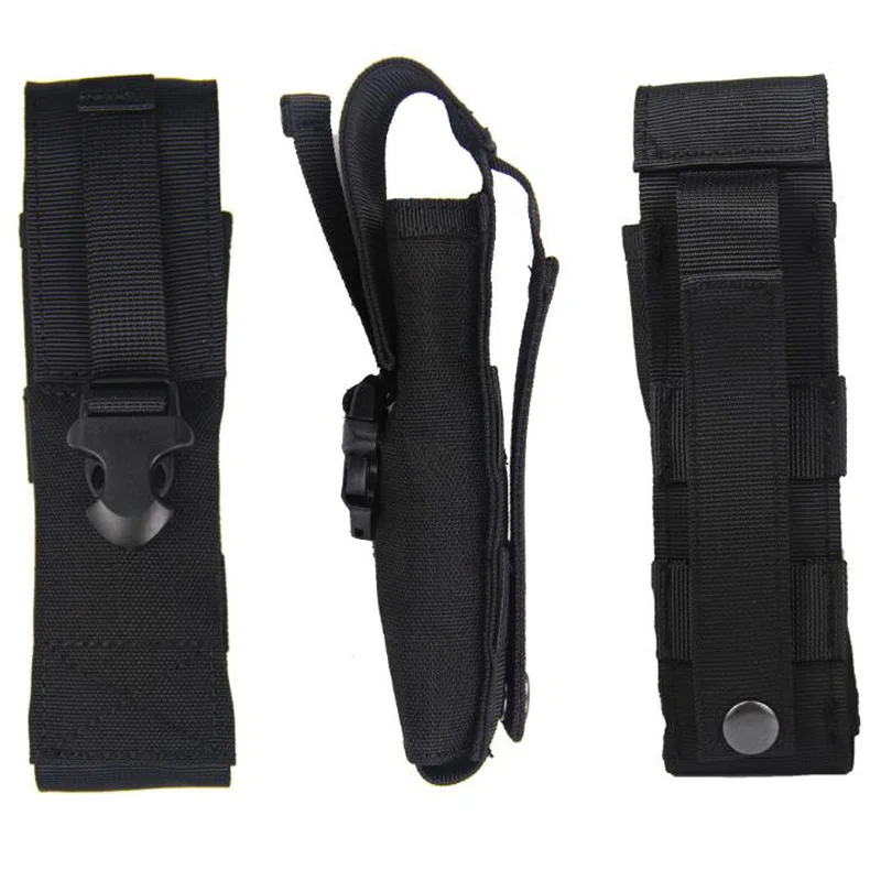 Molle-bolsas para linterna, bolsa táctica para revistas, Airsoft, soporte para linterna, funda para caza al aire libre, Camping - imagen 4