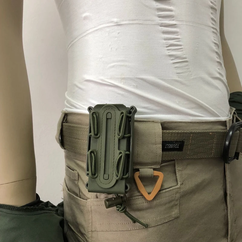 Bolsa para revistas con sistema Molle, bolsa para revistas con cinturón de 9mm, para tiro al aire libre, militar, táctico, caza, CS, pistola, Rifle, bolsa para revistas - imagen 5