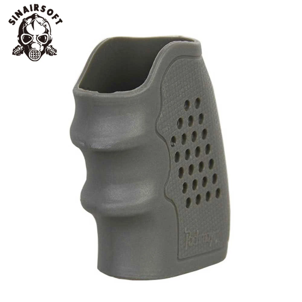 Pistola táctica de goma antideslizante, agarre de goma para pistola volver, pistola antideslizante para revólver, pistola de Paintball, Airsoft, accesorios de caza - imagen 4