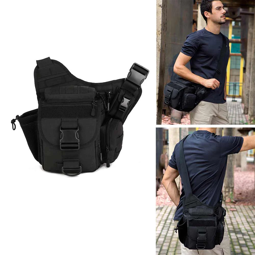 SINAIRSOFT-Bolso de cámara multifuncional para hombre, bolsa de nailon para deportes al aire libre, escalada, senderismo, Camping táctico militar - imagen 5