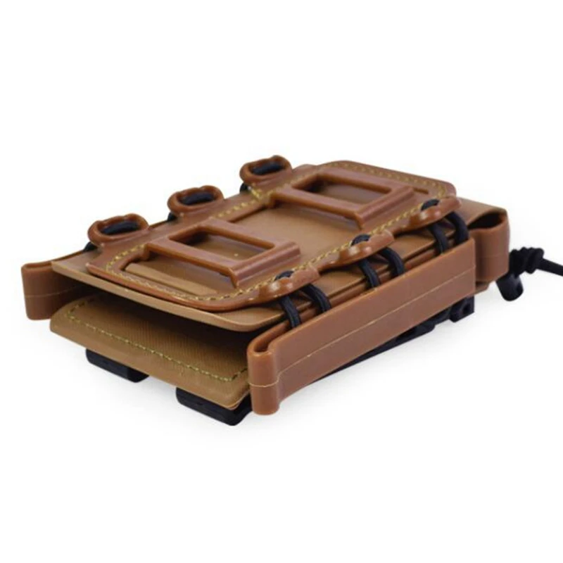 Funda elástica suave con Clip para cargador, 5,56/7,62, bolsa táctica rápida multifunción Molle Mag - imagen 5