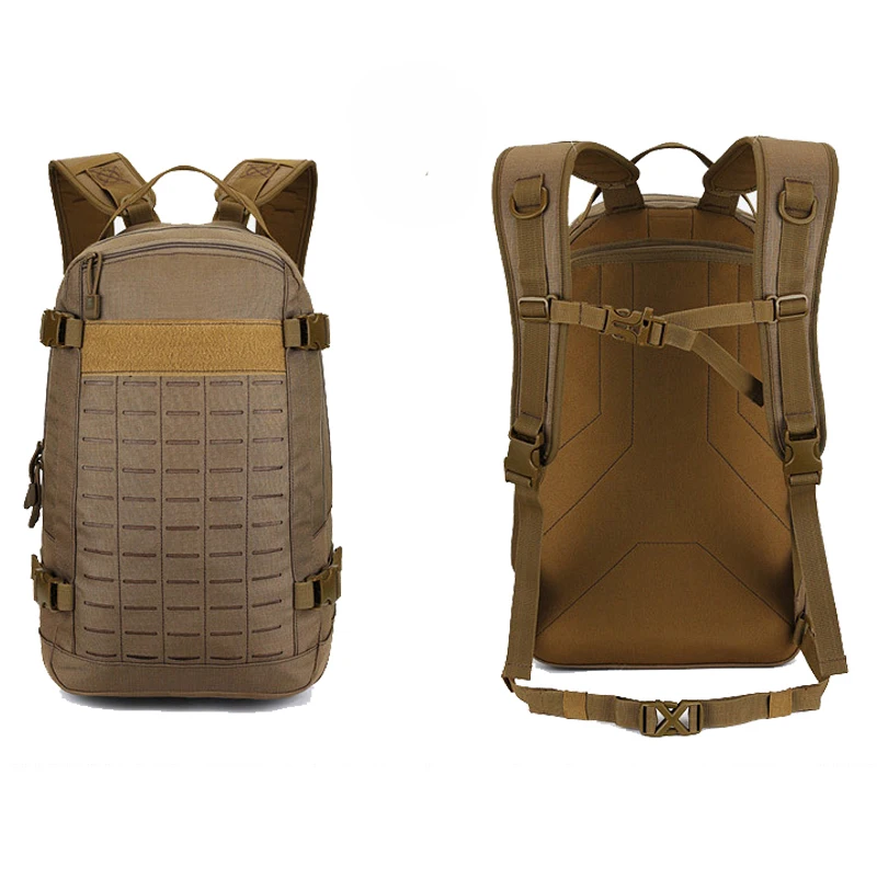 Mochila táctica Molle de 20L, mochila militar del ejército, bolso de hombro, mochila de caza camuflada, mochila de viaje para ciclismo - imagen 2