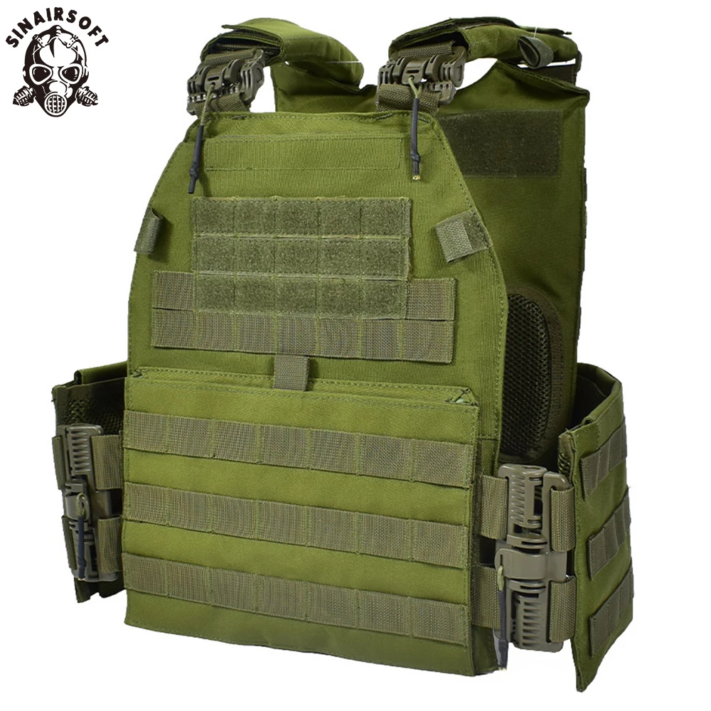 Chaleco táctico Modular de liberación rápida para caza, camuflaje, entrenamiento de carga física, portador de placa de combate, armadura corporal - imagen 2