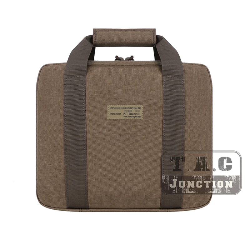 Emerson-Bolsa de transporte de mano para dos pistolas tácticas, funda segura para pistola Emersongear, soporte para revistas - imagen 5