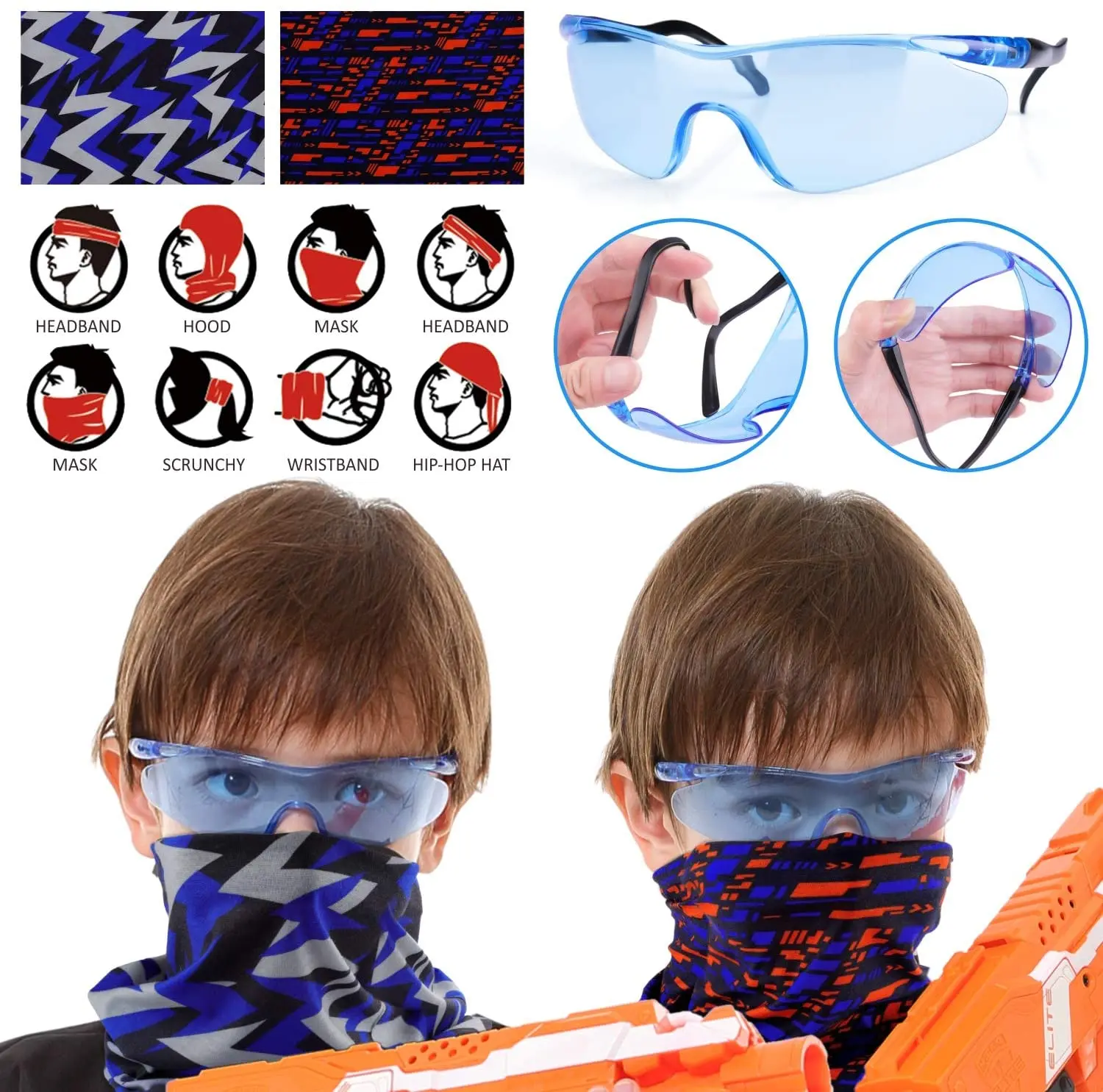 Juego al aire libre para niños, chaleco táctico, Kit de traje para Nf n-strike Elite Series, regalos para niños, juguetes, chaqueta táctica - imagen 4