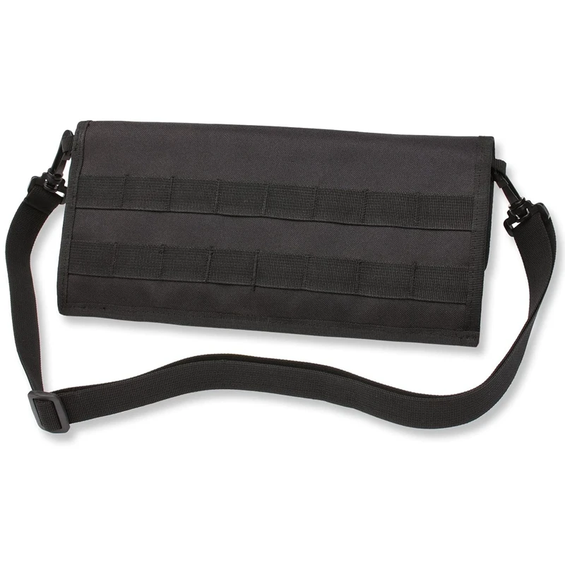 Bolsa de pistola táctica Molle de 9mm para Glock 17 19 22 1911 6 doble 12, bolsa de pistola magnética de nailon con correa para el hombro - imagen 3