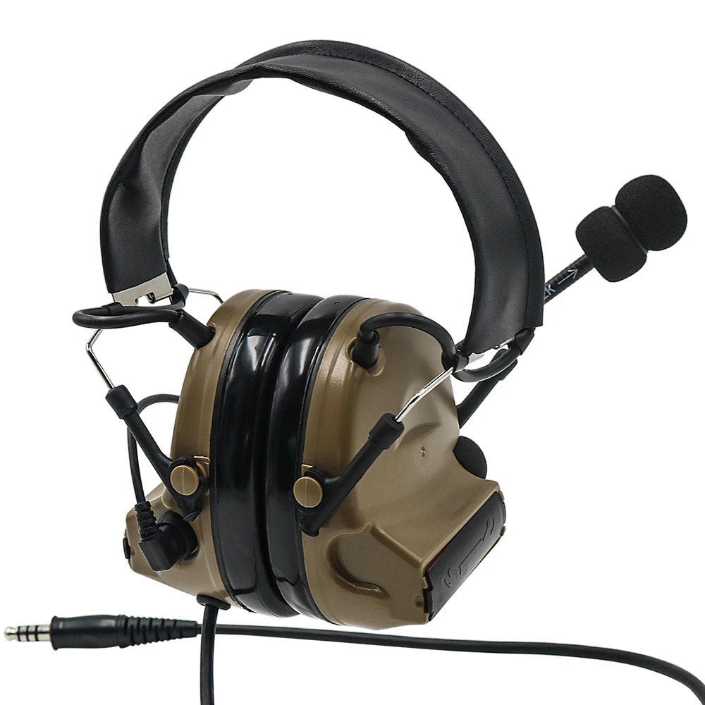 COMTAC II-auriculares tácticos Pelto, orejeras protectoras electrónicas con reducción DE ruido, PTT U94 PTT DE caza - imagen 4