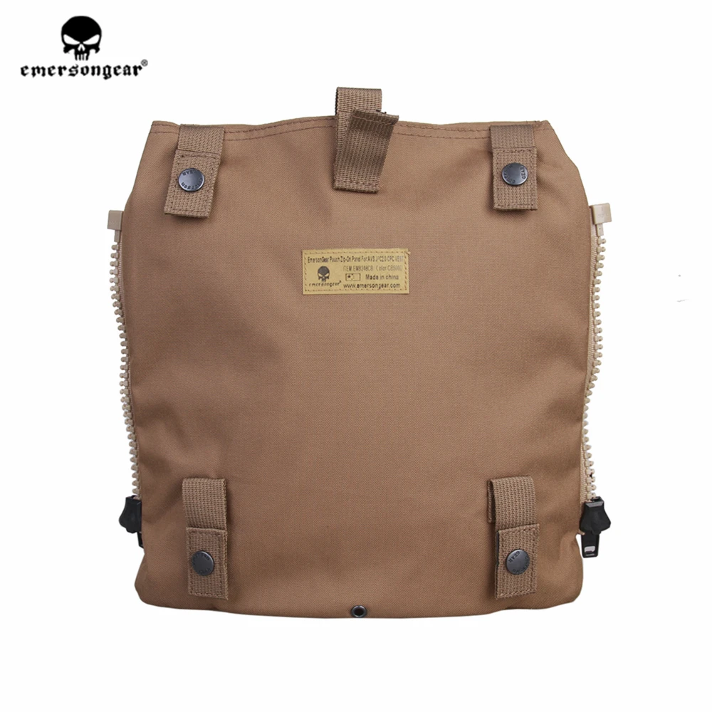 Emersongear bolsa táctica con cremallera Panel placa bolsa portadora mochila bolsa AVS JPC 2,0 CPC chaleco táctico mochila bolsa - imagen 5