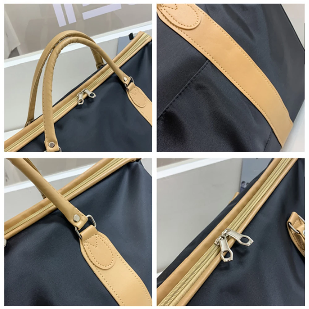 Bolso de hombro de viaje para hombre y mujer, bolsa de mano impermeable, de gran capacidad, multifuncional, para gimnasio, X349A - imagen 5