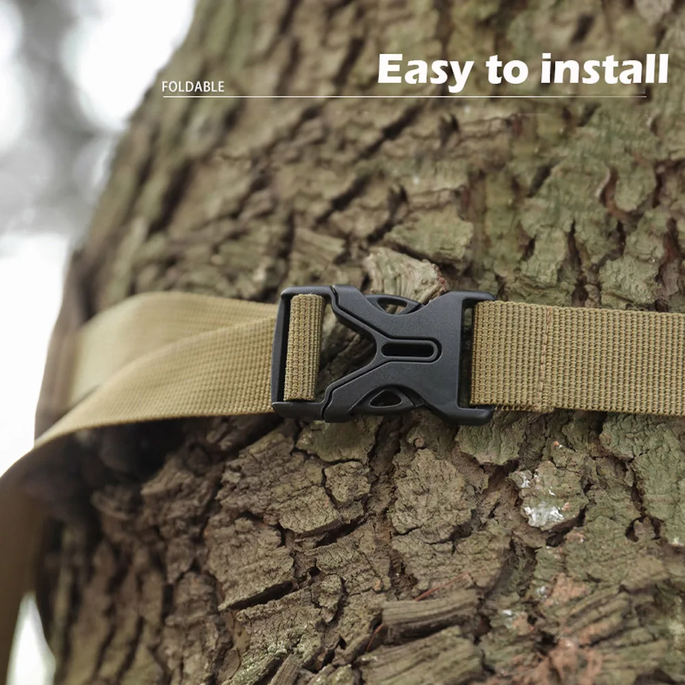 Bolsa colgante táctica para árbol de suspensión, bolsa de almacenamiento de herramientas de Camping, nailon 600D, bolsa de caza de camuflaje de alta calidad - imagen 4