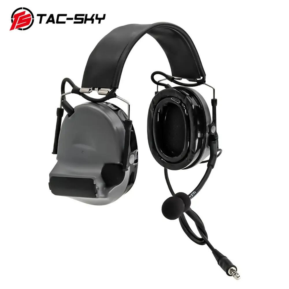 TAC-SKY Auriculares electrónicos tácticos para disparar COMTA II Auriculares con cancelación de ruido y PTT táctico U94ptt C2 COMTA HEADSET - imagen 3