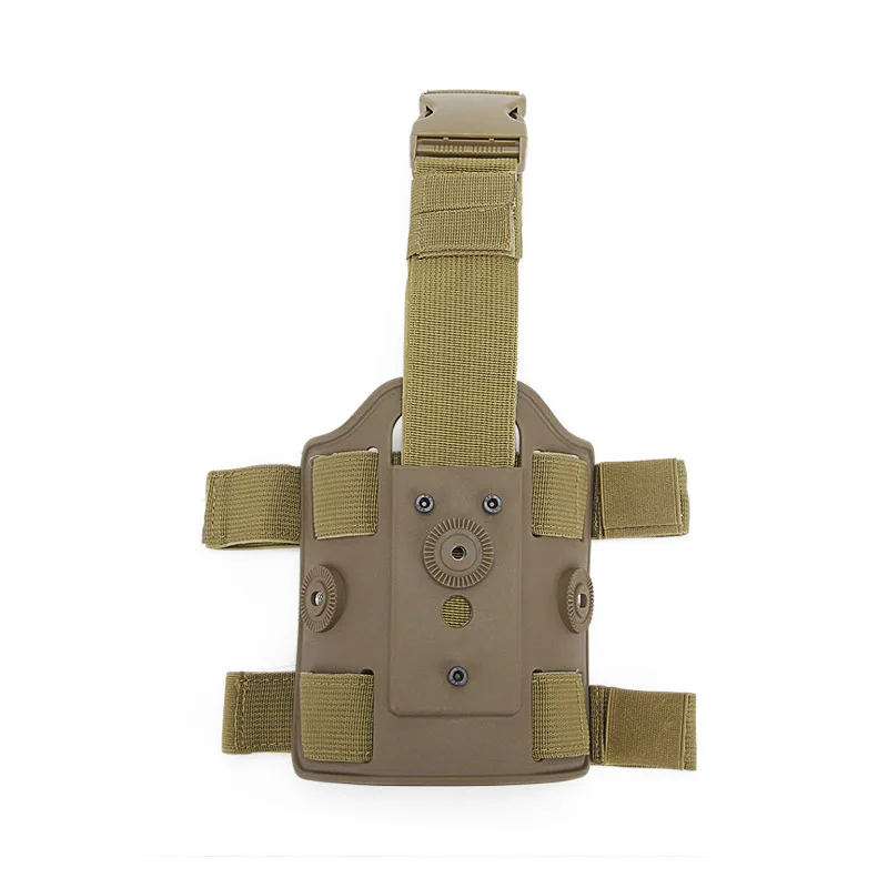 Dispositivo de plataforma de pierna táctica, funda de pierna de caída rápida para pistola militar al aire libre, paleta para Glock M9 Colt 1911 HK USP - imagen 5