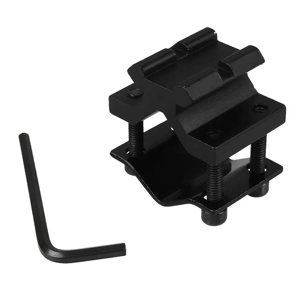 Adaptador de montaje de barril Universal para Rifle de caza táctica, riel ajustable de 20mm, Picatinny Weaver - imagen 5