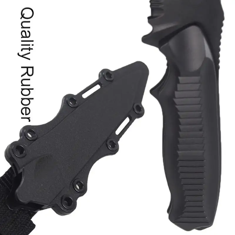 M9 bayoneta de goma para entrenamiento táctico, cuchillo suave, accesorios de película, modelo de cuchillo de plástico - imagen 3