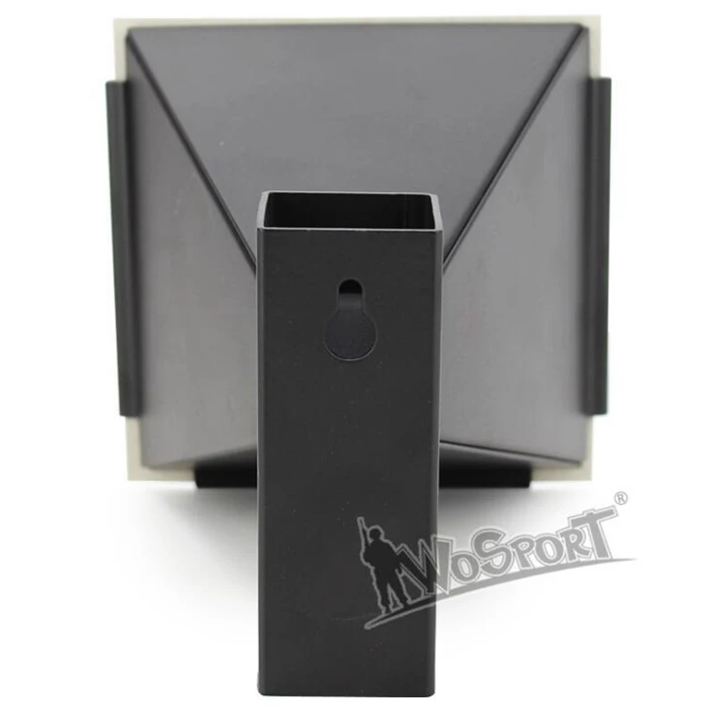 Outddor-objetivo de entrenamiento de tiro de Paintball, embudo de acero de 14cm, Rifle de aire/soporte de objetivo de tiro Airsoft, trampa de pellets de colección Mag - imagen 5