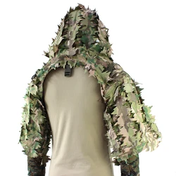Traje Ghillie táctico Multicam 3D para Airsoft y caza al aire libre