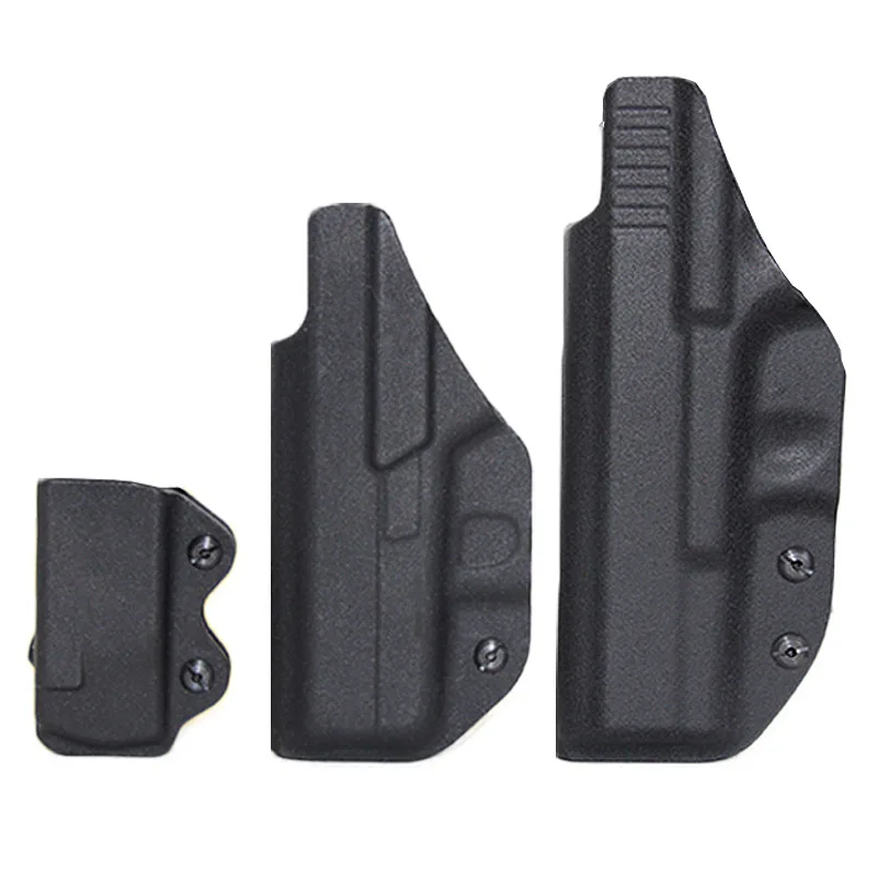 Funda IWB Kydex GL 17 31 43 43X, funda Mag de 9mm, funda de transporte oculta, accesorios tácticos para caza y tiro al aire libre