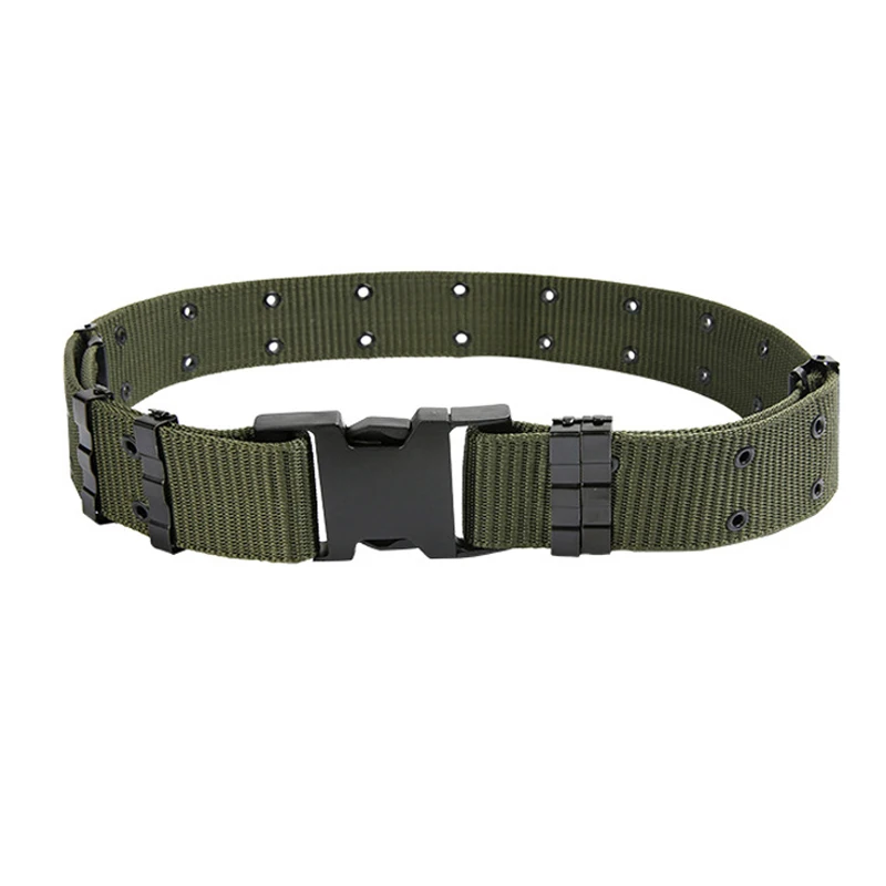 Cinturones tácticos de liberación rápida para deportes al aire libre para hombres, cinturón militar del ejército, cinturón de lona de caza Airsoft, equipo de correa de soporte - imagen 4