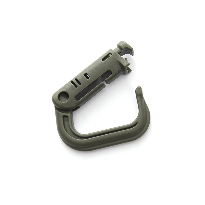 Mosquetón táctico ITW Molle, hebilla de gancho, mochila, sistema Molle, hebilla D, militar, Camping, escalada, accesorios al aire libre - imagen 4