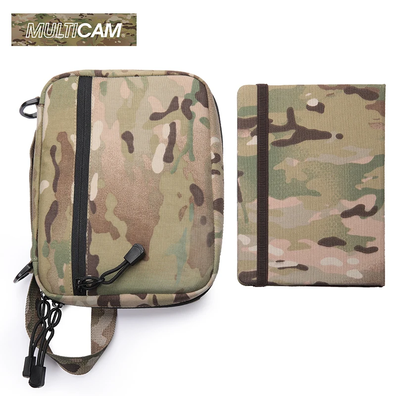 Bolsa de acabado táctica Tactical Raiders con cuaderno de vuelo en exterior