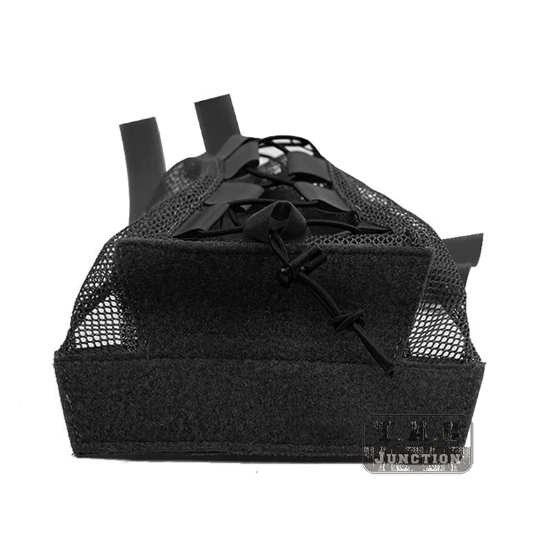 Cubierta de malla para casco táctico, accesorio para batería NVG, tiro, caza, Airsoft, OD - imagen 4