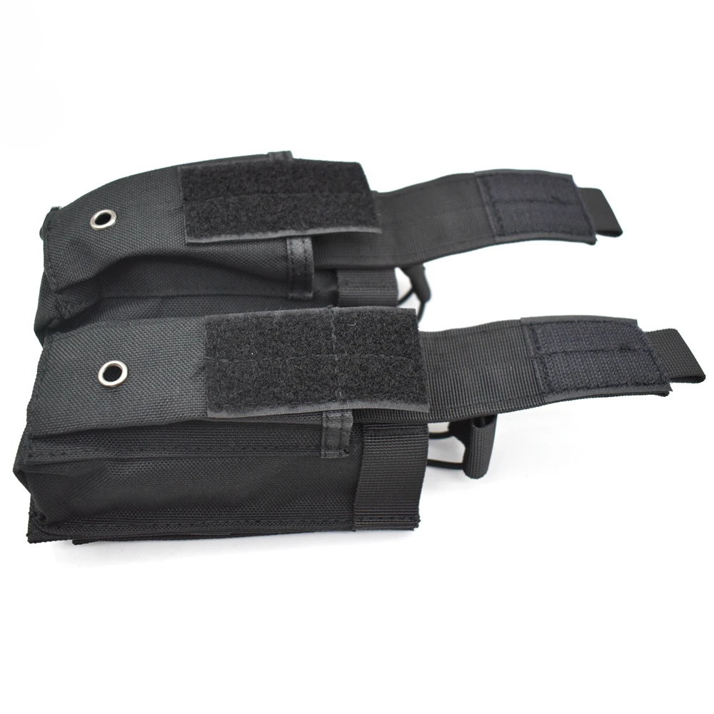 Bolsa táctica de doble Molle para revistas, funda para Glock 17, AR, 15, AK, 47, 5,56mm, 9mm - imagen 2