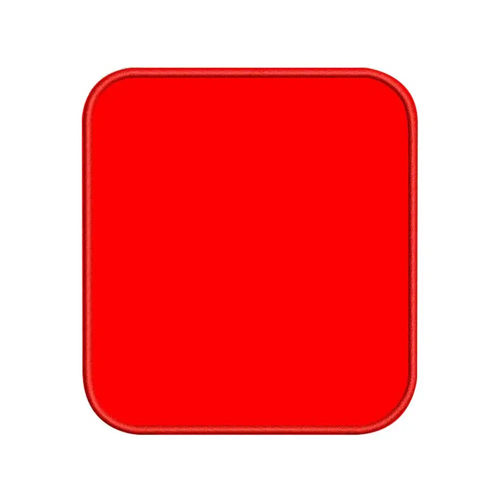 red background