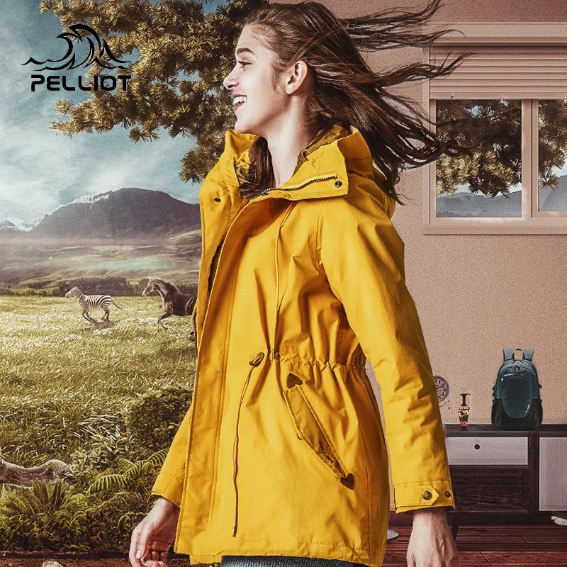 Vista frontal de la chaqueta softshell Plott para mujer