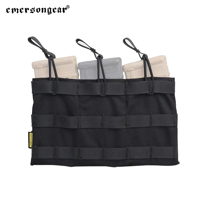 Emersongear 5,56 Triple bolsa abierta para revistas bolsa Mag Panel caza Airsoft entrenamiento al aire libre Nylon EM6356 - imagen 3