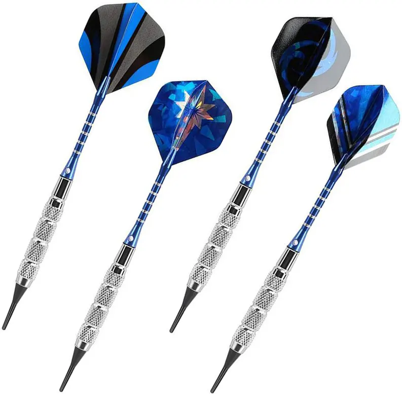 Dardos profesionales de eje de aleación de aluminio, punta suave, 18g, 120 unidades, 12 unidades - imagen 4