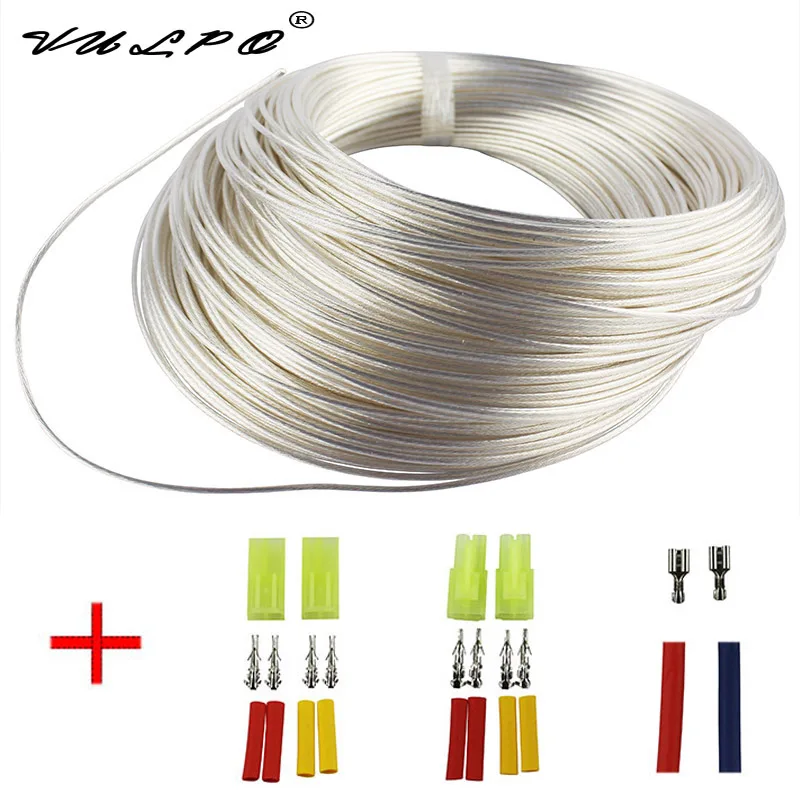 Cable de cobre Chapado en plata VULPO de gran capacidad y resistencia a altas temperaturas (1m) y enchufe para todas las cajas de cambios - imagen 2