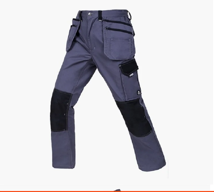 Pantalones de trabajo funcionales multibolsillo, resistentes al desgaste, a prueba de suciedad, antichispa, pantalones de soldadura, reflectantes, antiabrasión, antiquemaduras - imagen 5