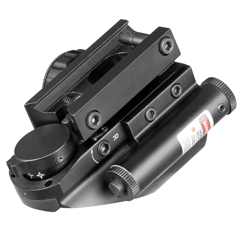 Mira láser réflex táctica, rojo y verde, 4 retículas, mira de punto proyectada holográfica, montaje en riel de 20mm para caza con pistola de aire - imagen 5