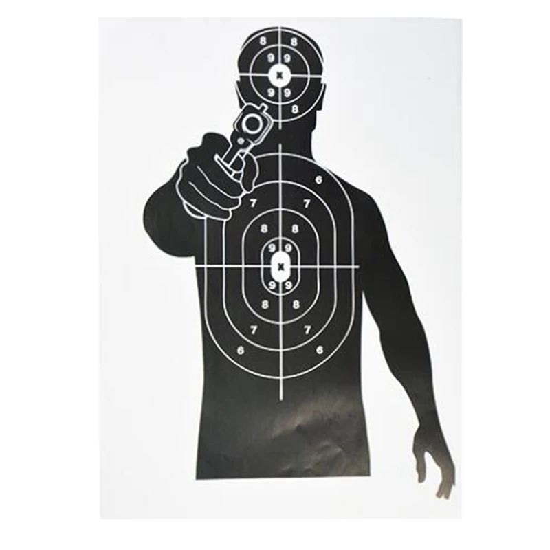10 Uds. Alvos de tiro con arco juego de papel de alta calidad 12x17 pulgadas práctica de caza accesorio de tiro con arco - imagen 3