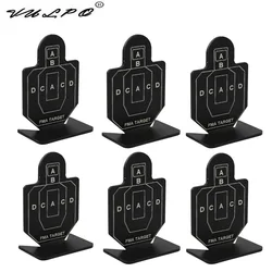 VULPO-Juego de caza táctica de 6 unids/pack, objetivo de Metal, accesorios de práctica de tiro duraderos