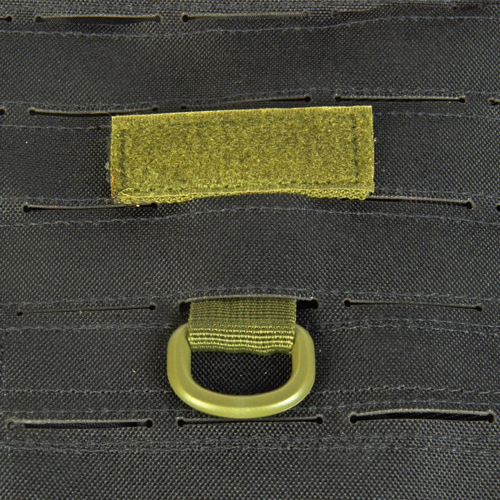 Anillo táctico en T con anillo en D para chaleco Molle PALS, portador de placa, armadura, mochila, Airsoft, tiro, accesorios de caza, nailon - imagen 5